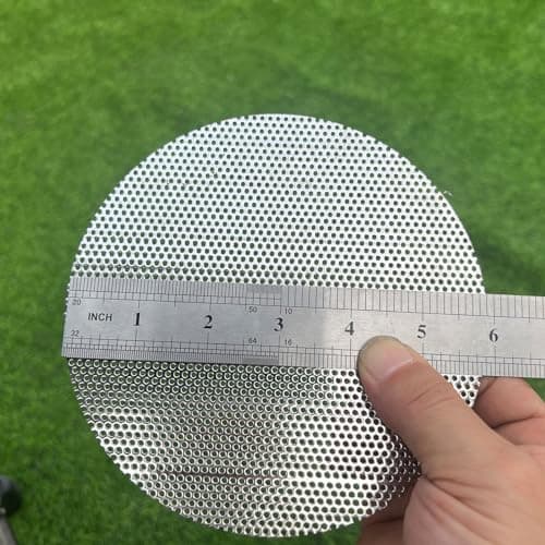 Perforated metal sheets 0.06" 1/16" 1.5mm