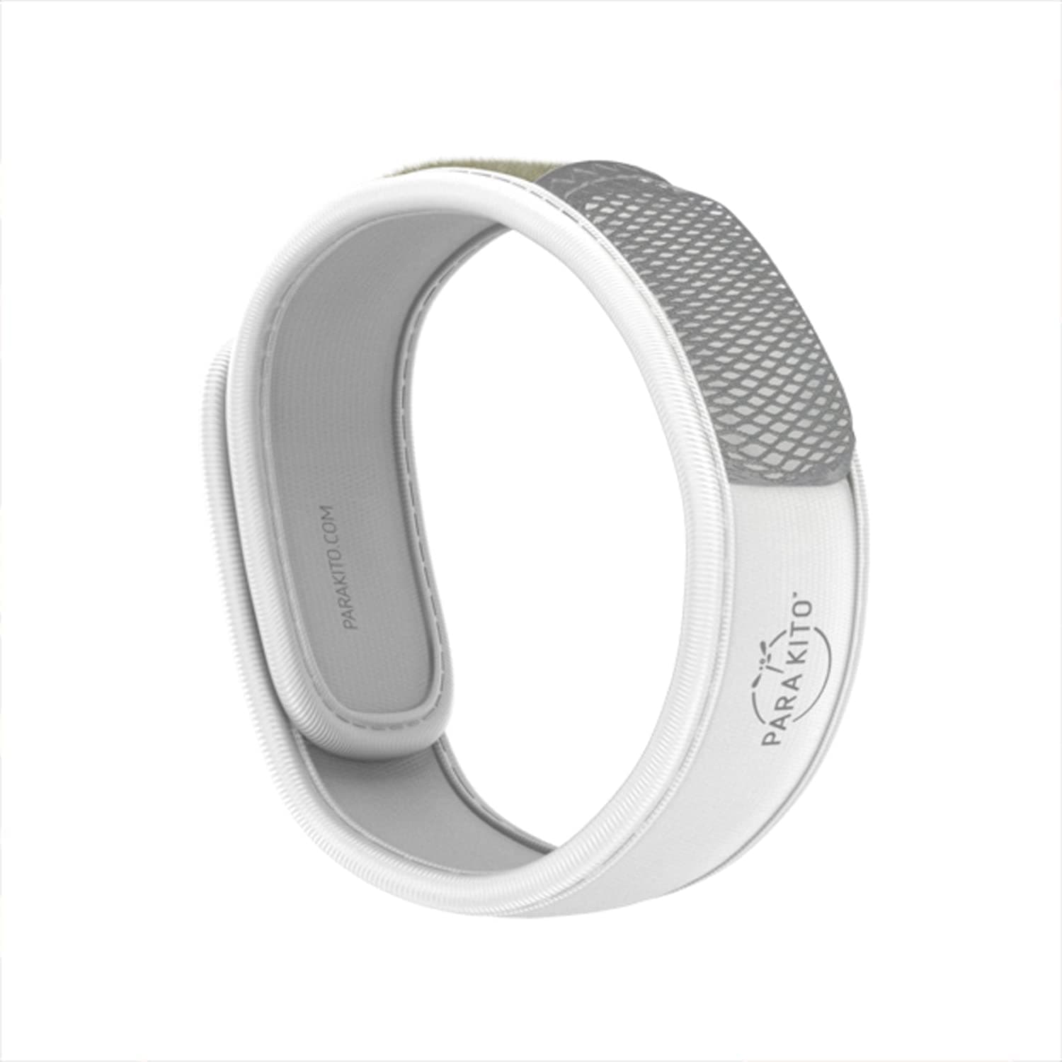 Mosquito Insect & Bug Protection Wristband - Mosquito Stickers, Bug Spray Alternative Essentials for Beach, Camping, Desert Hiking - Natural Essential Oils (White)