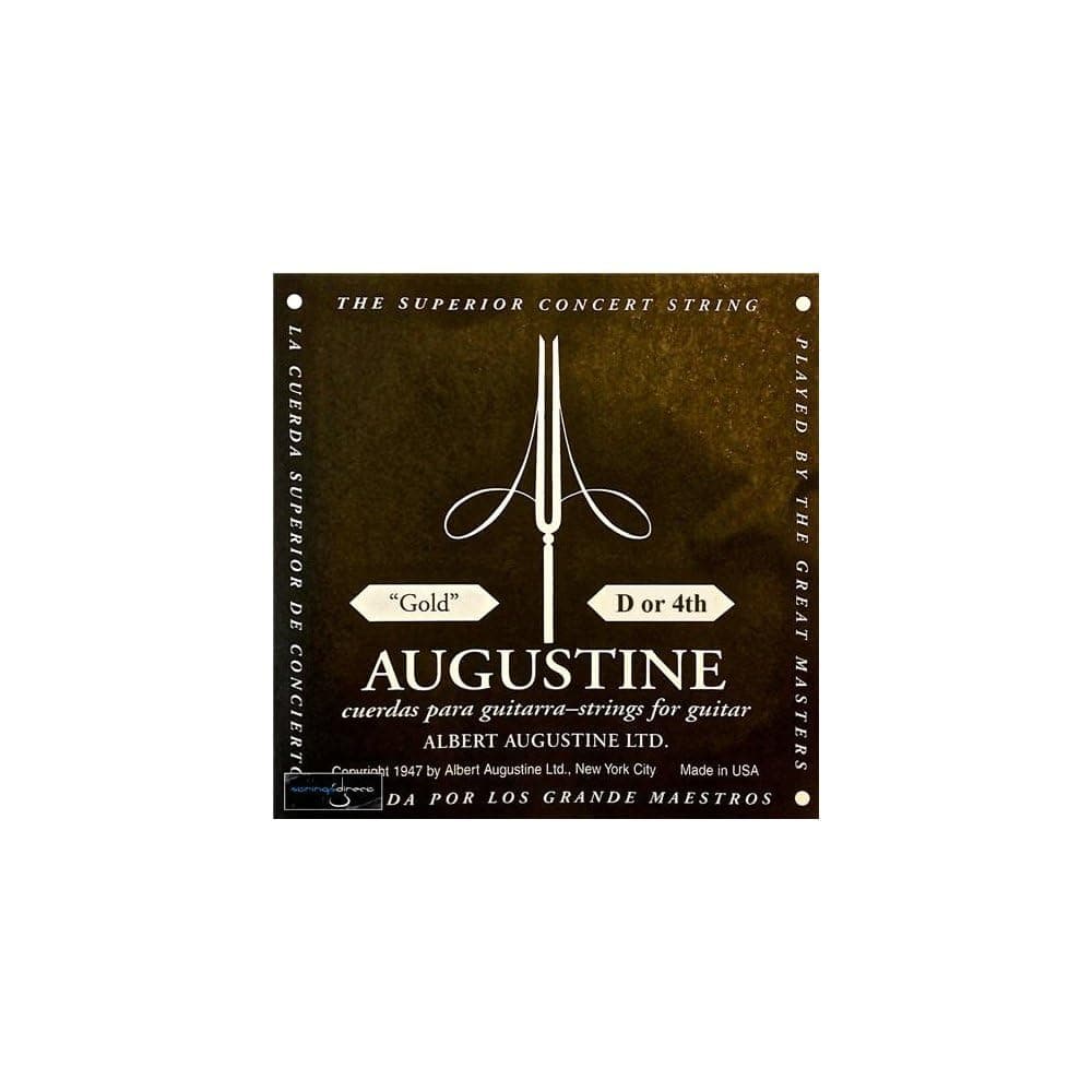 Augustine Classic Gold D4 Single D 4th Classical Guitar String