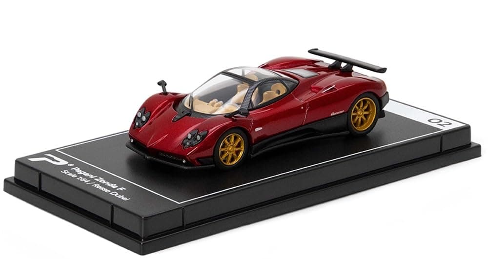 1:64 Scale Pagani Zonda F Rosso Dubi Hypercar League Collection No.2