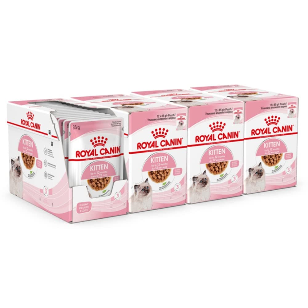Kitten in Gravy Wet Food 85g (Pack of 48) * Multipack *