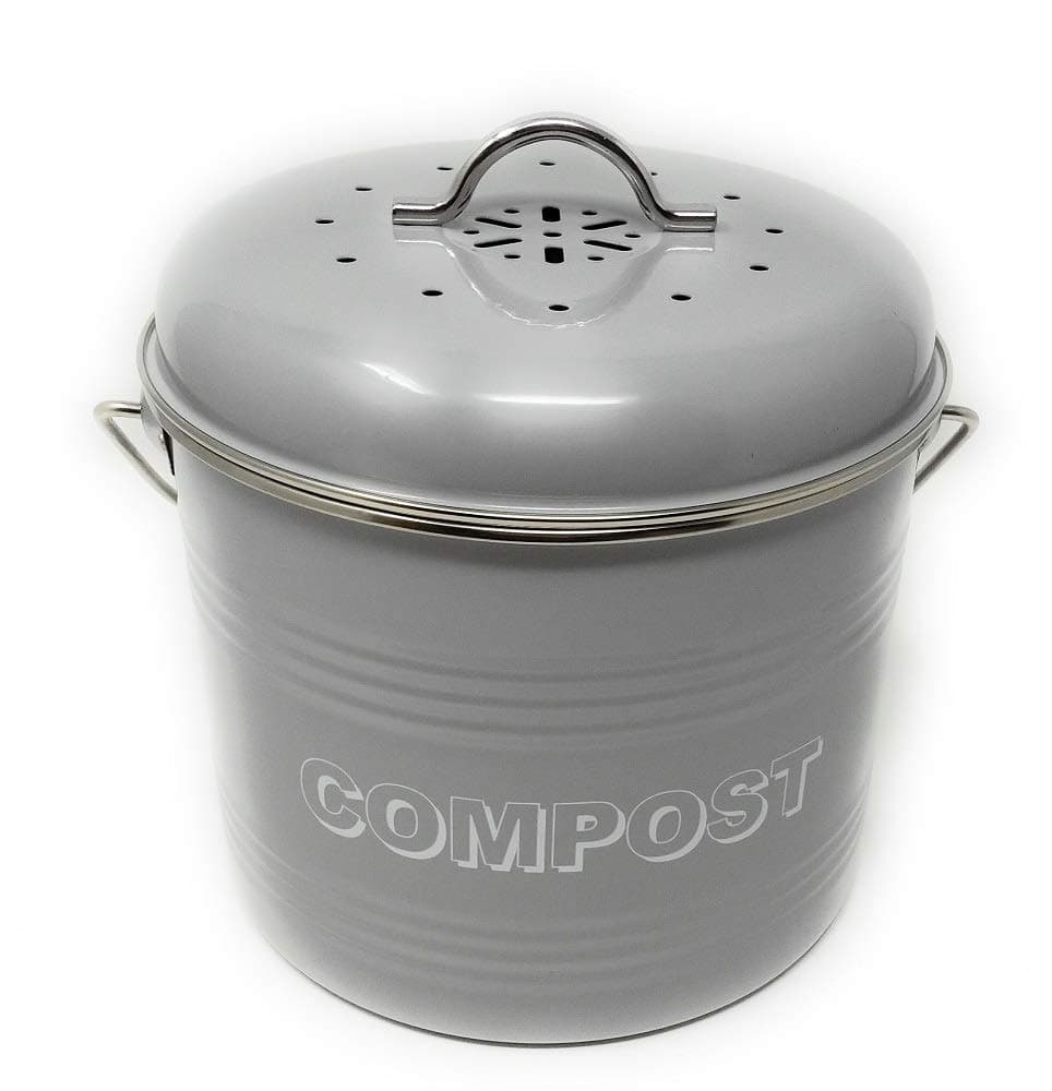Lesser & Pavey LP42239 New Sweet Home Compost, Metal, Grey, 21 x 19 x 20 cm