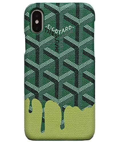 iPhone X & XS Case Luxury Hype Street Fashion Go Yard Hustler iPhone Cases for X, XS (X & XS, Green)