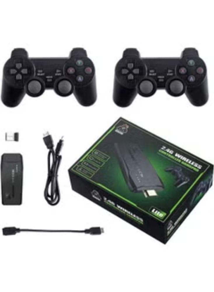 M8 Game Stick,4K Game Console With 2 2.4G Wireless Gamepads 60X90Cm