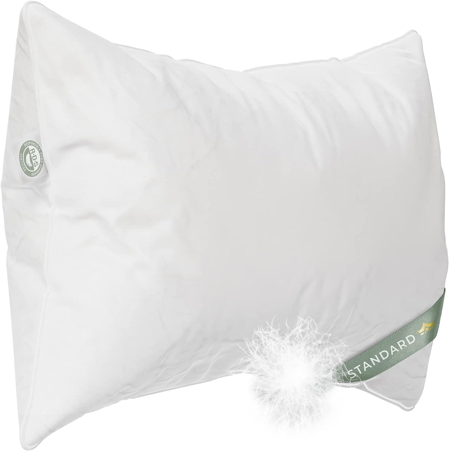 Standard Size Pillow, European Goose Down 800FP - Medium Luxury Hotel Pillow for a Luxury Bed