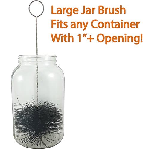STEELUTION: Large Jar/Bottle Brush (1)