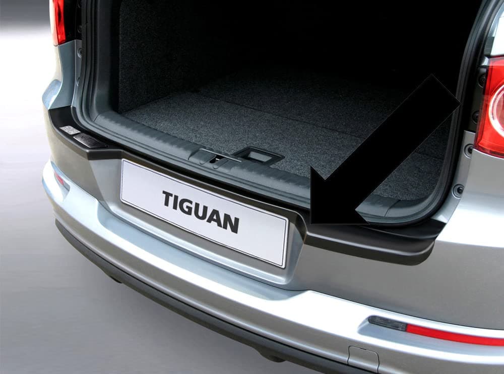 Richard Grant Mouldings Ltd. Original RGM Boot Sill Protector Black for Volkswagen VW Tiguan SUV Estate 5-Door Construction Year 09.2007-03.2016 Models with Pivoting Towing Hitch RBP741