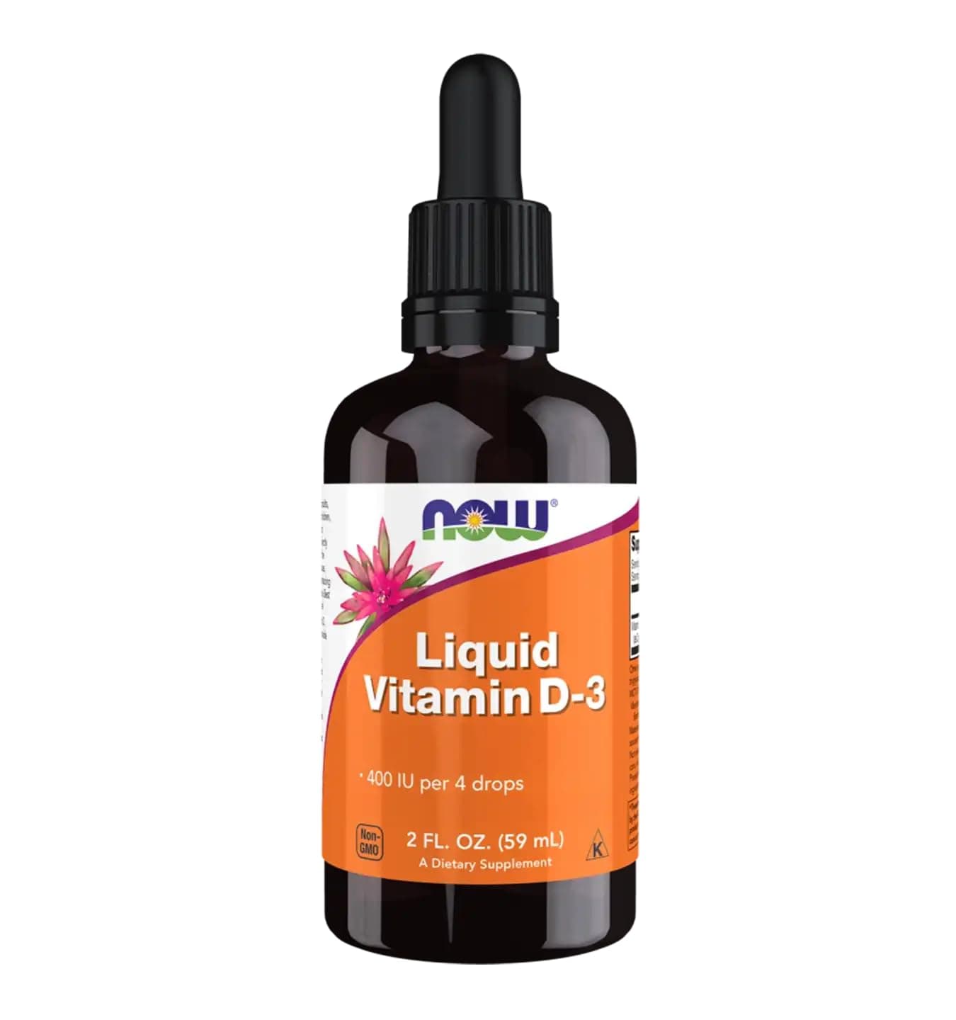Liquid Vitamin D-3 400Iu/4 Dropper, 2 Fluid Ounce (Pack of 2)