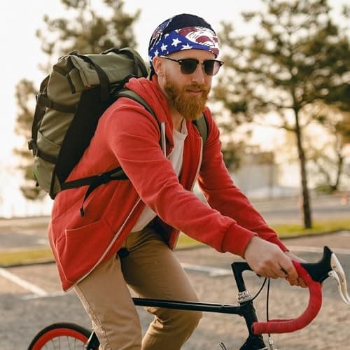 3 Pcs Do Rags for Men Skull Cap Breathable Moisture Wicking Pirate Hat Helmet Liner Running Cotton Hat for Women