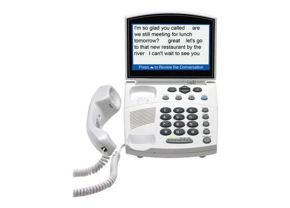 840i - Captioning Corded Telephone for People with Hearing Loss (Requires Telephone and Internet Service)