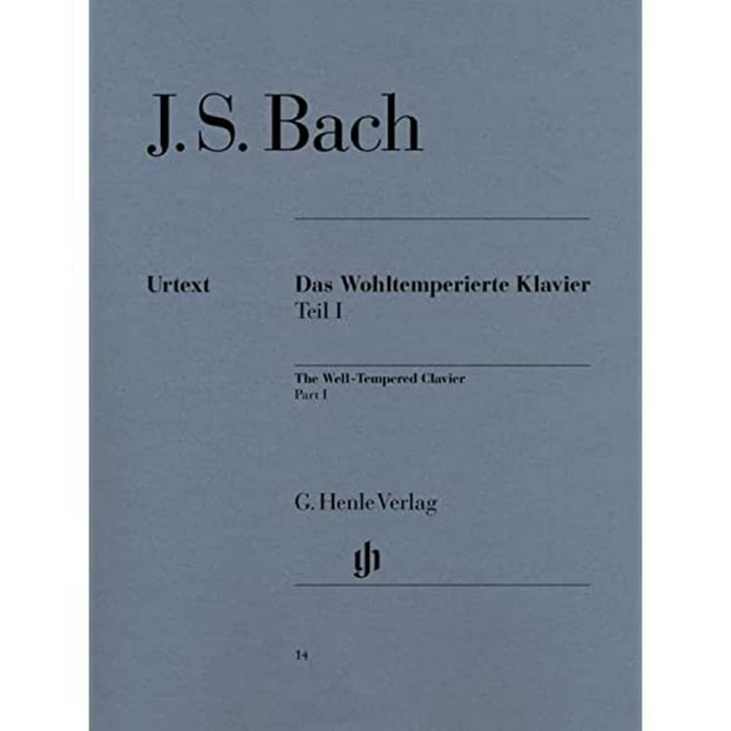 J.S. Bach: The Well-Tempered Clavier Part I BWV 846–869 | Henle Urtext Piano Sheet Music (No Fingering) | Baroque Masterwork for Study and Performance | Multilingual Songbook (English, French, German)