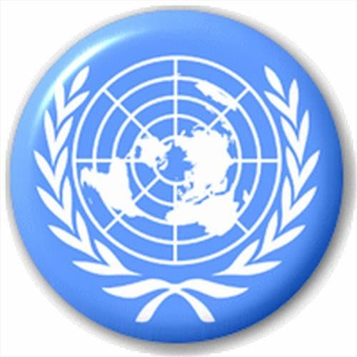Small 25mm Lapel Pin Button Badge Novelty Un - United Nations Flag