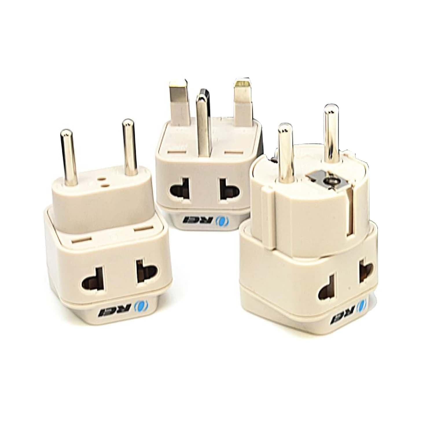 OREI European Plug Adapter Set Works in Albania, Austria, Belgium, Denmark, Finland, Greece, Hungary, Iceland, Netherlands, Norway, Poland, Portugal, Romania, Spain, Sweden, Turkey