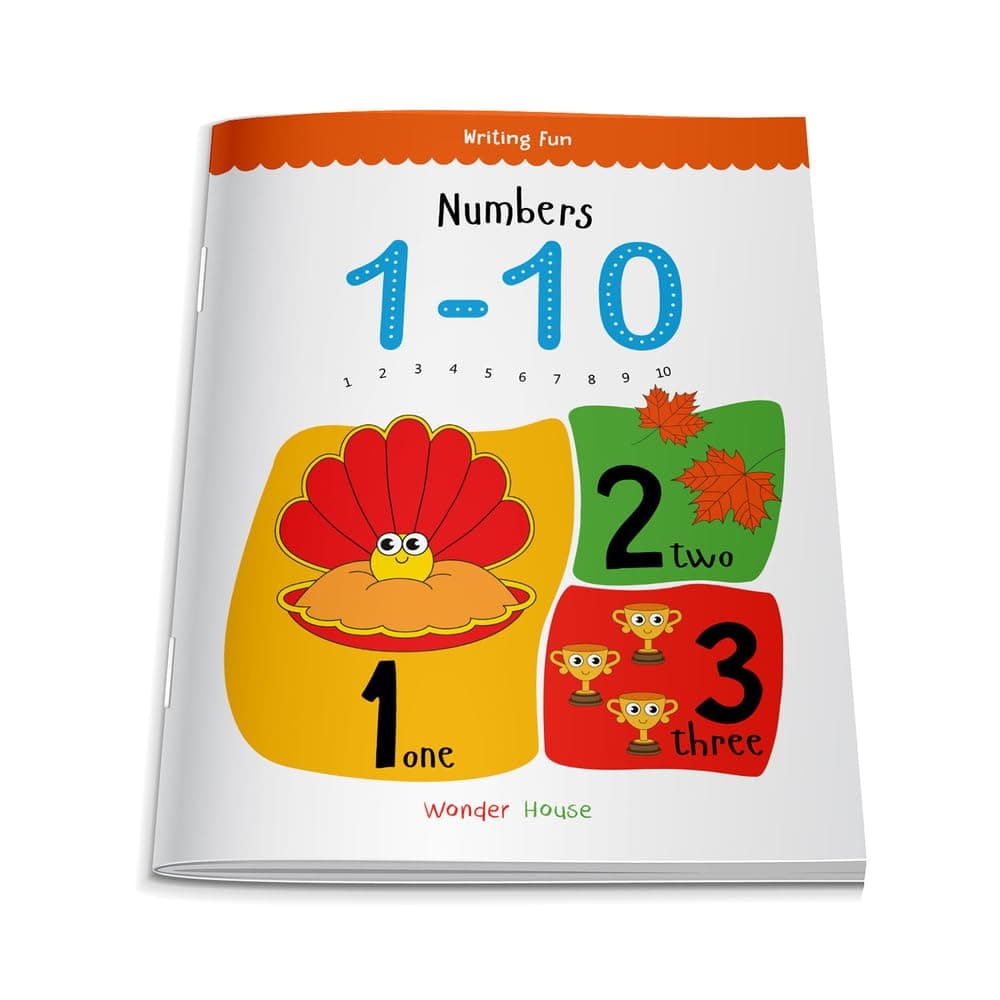 Numbers 1-10: Write and Practice Numbers 1 to 10 (Writing Fun) [Paperback] Wonder House Books Editorial