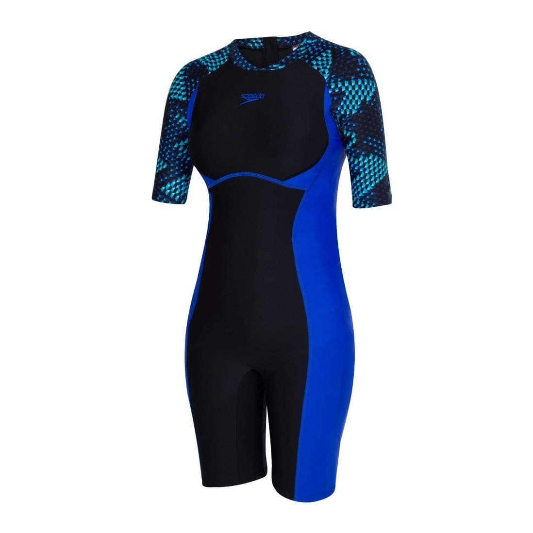 Speedo Womens Essential Splice Allover Kneesuit Swimwear