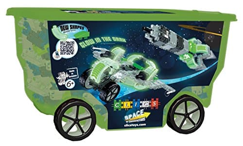 CLICS TOYS Space Rollerbox Toy, 400-Piece