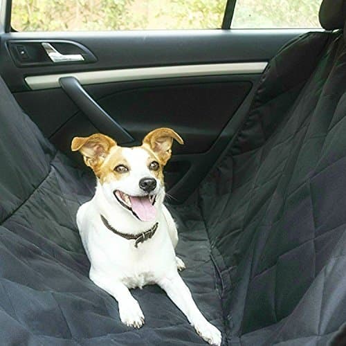 Dog Car Seat Cover TriPet with - Space for Seat Belts, Side Flaps, Waterproof Nonslip With Seat Anchors - Pet Hammock As a Barrier for the Back Seat. for Cars,SUV's and Trucks.