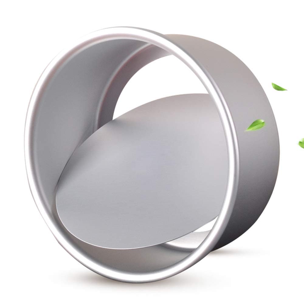 10 Inch Round Cheesecake Pan,Aluminum Round Cake Panwith Removable Bottom, Anodized Aluminum Chiffon Cake Mold Baking Pan