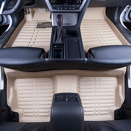 Big Hippo Car Floor Mat 3 Piece Set (Beige)