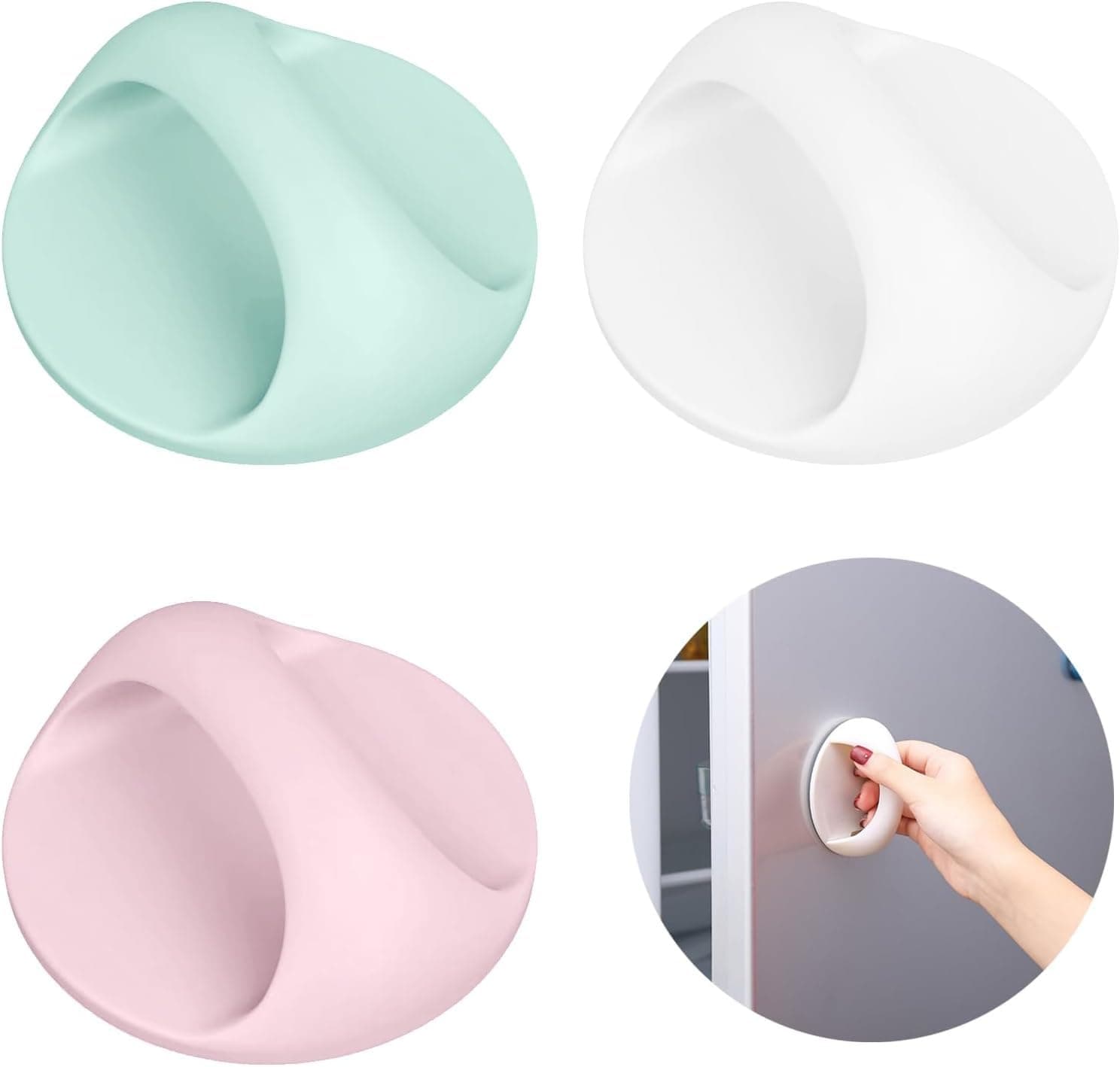 3pc Stylish Toilet Lid Lifter - Kitchen & Bath Fixtures Accessory for Easy Opening of Doors, Windows, Cupboards & Refrigerator - Space-Saving, Hygienic, and Durable Solution for Homeowners