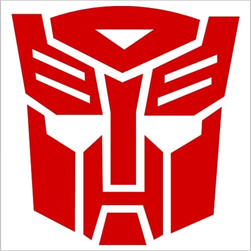 Transformers Autobot Logo Vinyl Sticker Decal-Red-9 Inch