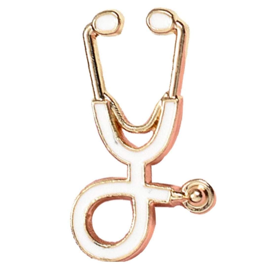 Nurse Stethoscope Enamel Pin Medical Brooches Collar Lapel Pin Badge