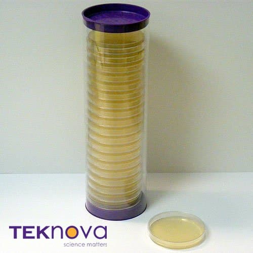LB Agar Plates with Tetracycline-20. 100mm, 20 Plates per Sleeve, Sterile