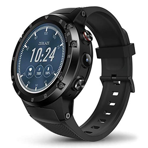 1.4 Inch Zeblaze Thor 4Plus Bluetooth 4G LTE GPS Running SmartWatch for Man,1.4 Inch 580mAh Android 7.1 MTK6739 Quad Core 1GB+16GB with 5.0MP Camera