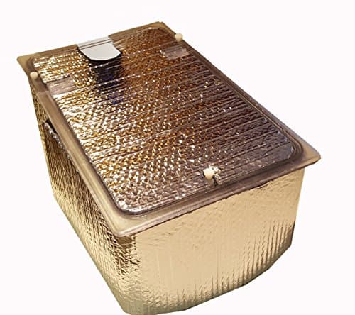 Perfect-Sousvide "Pro-LIne" 6.5 Gal. (26 qt) Polycarbonate Pan, Hinged Lid, Insulation and SVE Rack for Circulator Sous Vide