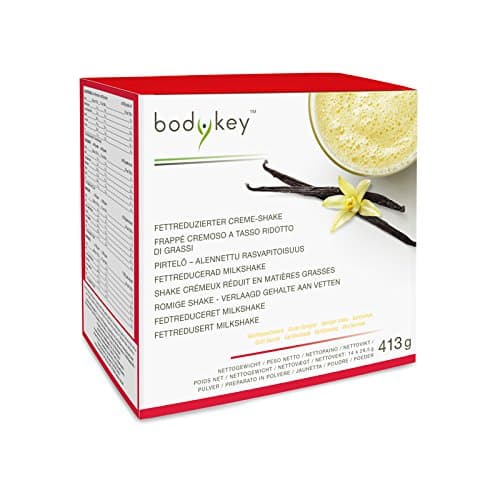bodykey Shake Creamy Reduced Fat Vanilla 14 Sachets 24.5 grams