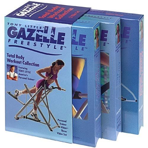Fitness Quest Gazelle Freestyle Total Body Workout 3 Pack VHS by Fitness Quest