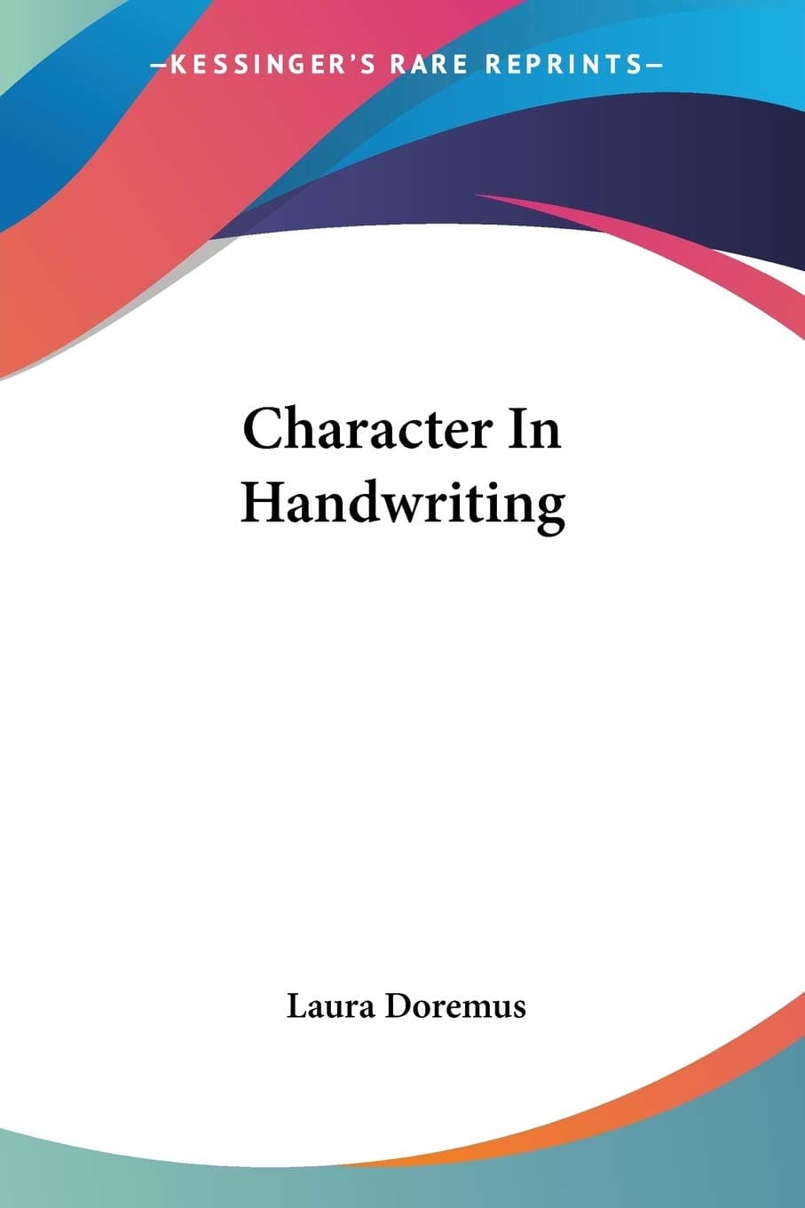 Character In Handwriting