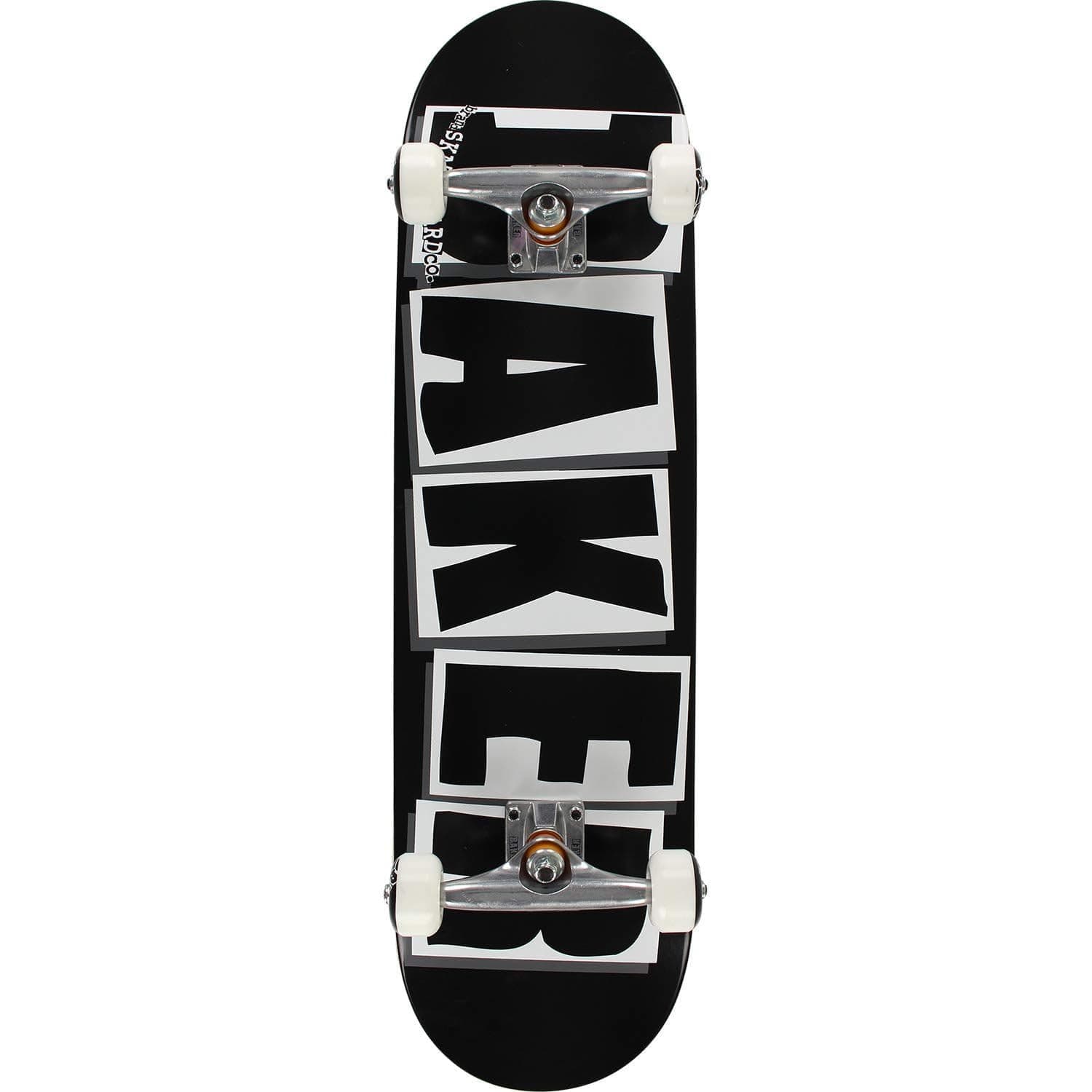 Brand Logo Black/White Complete Skateboard - 8.25" x 32"
