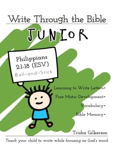 Write Through the Bible, Junior: Philippians 2:1-18 ESV, Ball-and-Stick