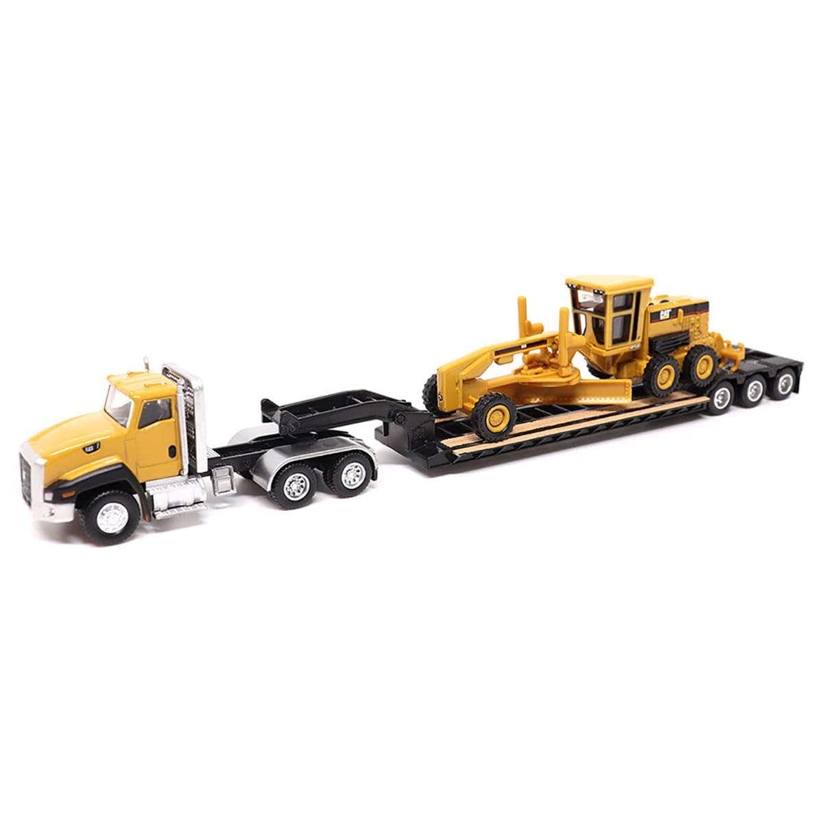 Diecast Masters 1/87 Caterpillar CT660 Day Cab with Lowboy Trailer & 163H Motor Grader 84414