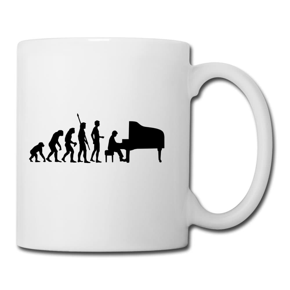Initially Full Colorful Color Photo Ceramic Mug 11oz,evolution_pianist