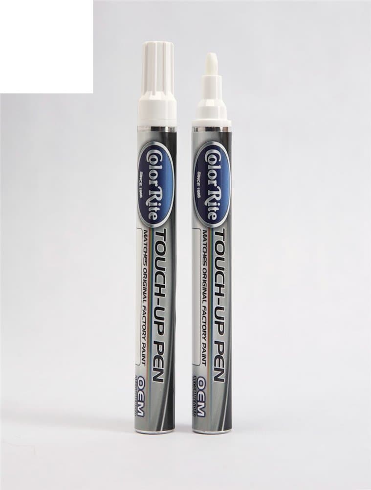 Pen for Porsche Macan Automotive Touch-up Paint - Pure White C9A - Color+Clearcoat Package