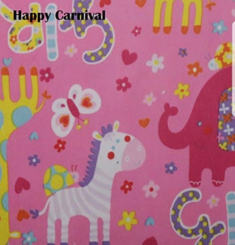 Happie Diapers 2 pcs Large and Small Baby Wet/Dry Cloth Diaper Bags with Snap Handles (Happy Carnival)