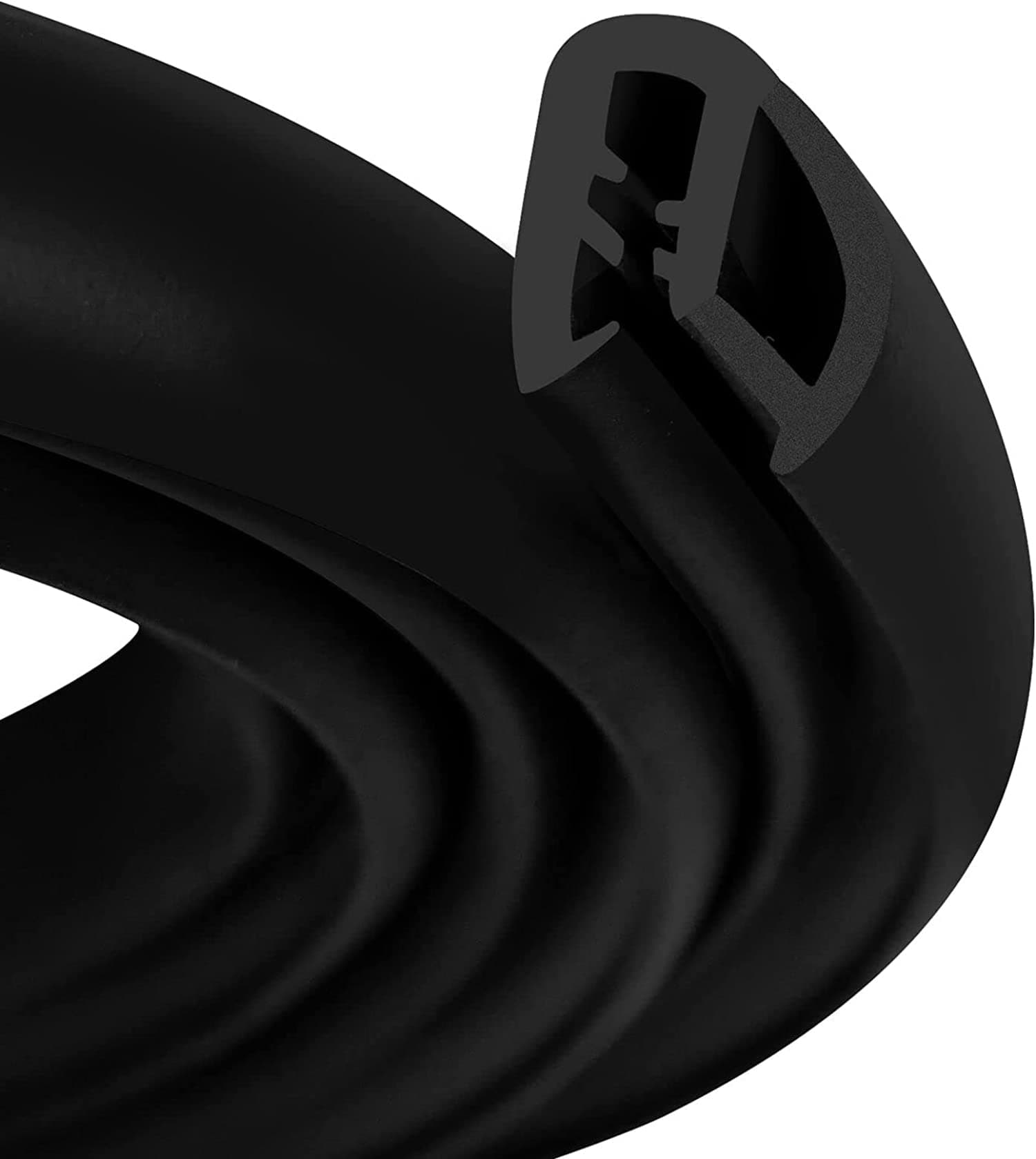 SYOSI Car Door Seal Strip Car Weather Stripping for B Pillar, Rubber Seal Strip Universal Door Weather Strip Car Door Soundproofing Weatherstrip Engine Cover Noise Insulation