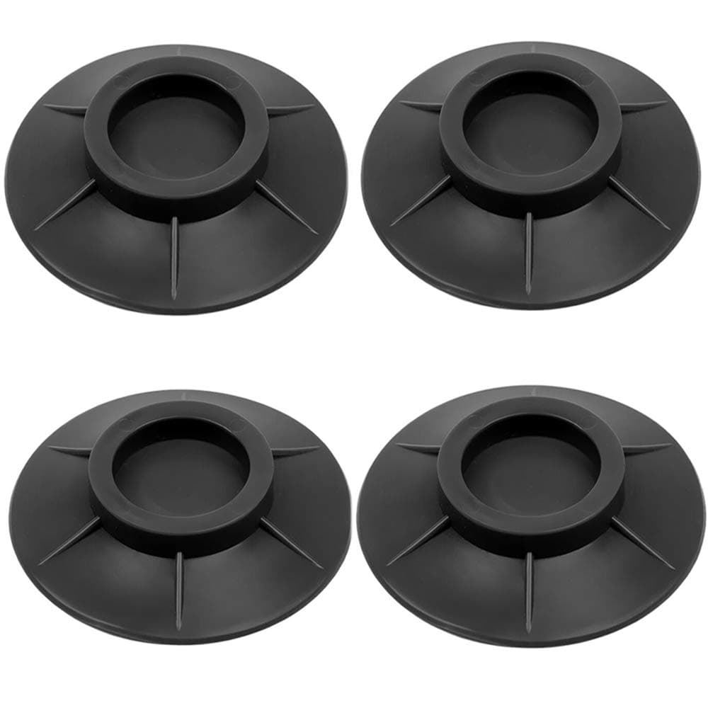 4Pcs Anti Vibration Washer Pads, Washing Dryer Machine Rubber Stabilizer Mat Foot Support Protects for Anti-Walk Noise Reduction and Shock Absorber