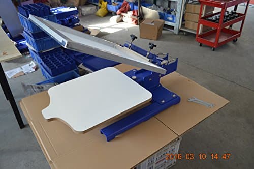 Single Color One Color Screen Printing Equipment Frame Incline 30° Machine Press （Item#219004)