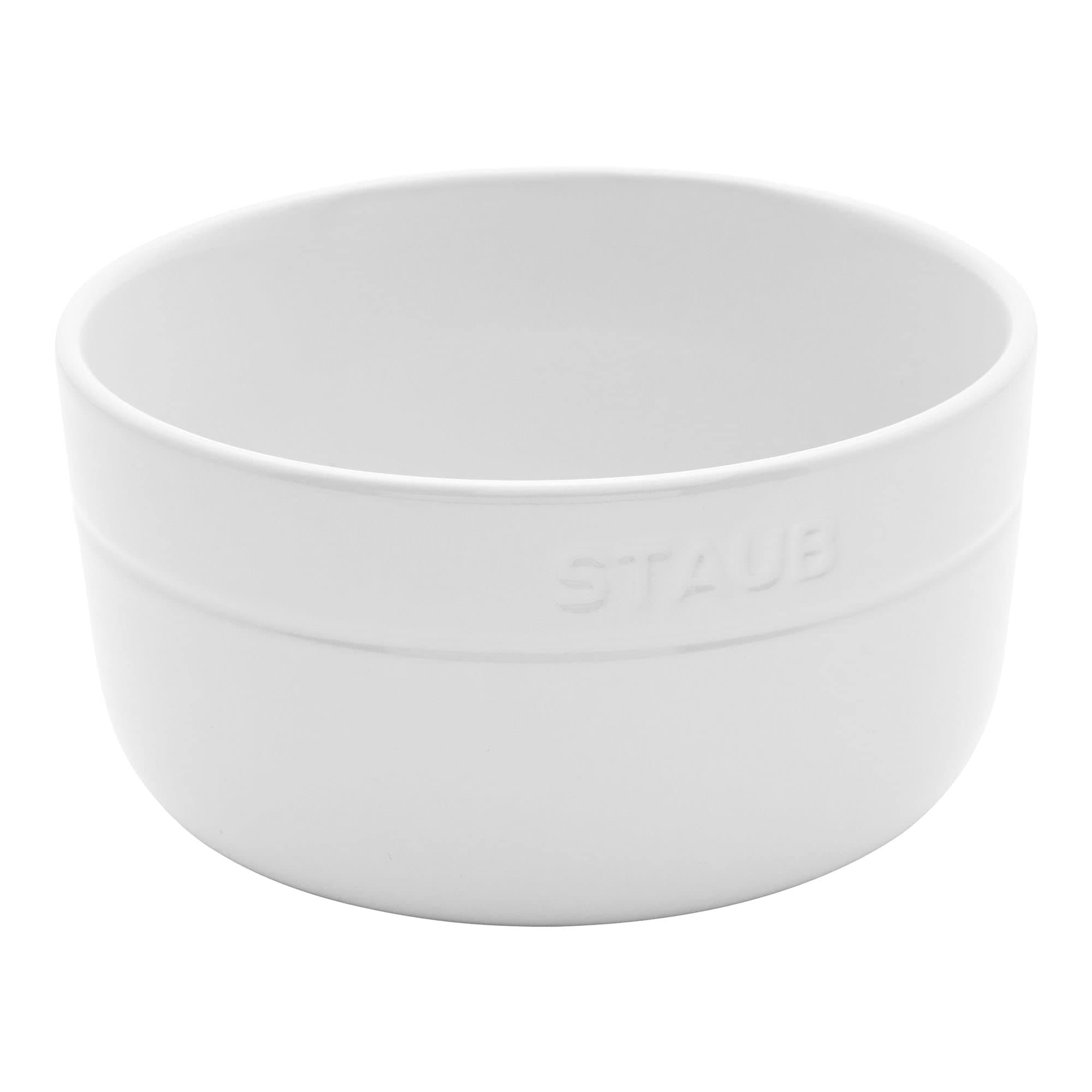 Ceramic Dinnerware 4-pc 5-inch Cereal Bowl Set - White