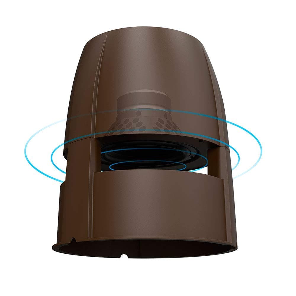 OSD Audio 8" Wireless Bluetooth Powered 250W Outdoor Subwoofer w/ 2X Speaker Output Omni Directional IP65 Weather Resistant BOM4.1.2