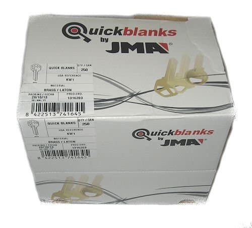 KW1 Kwikset Key Blanks Box 250 by