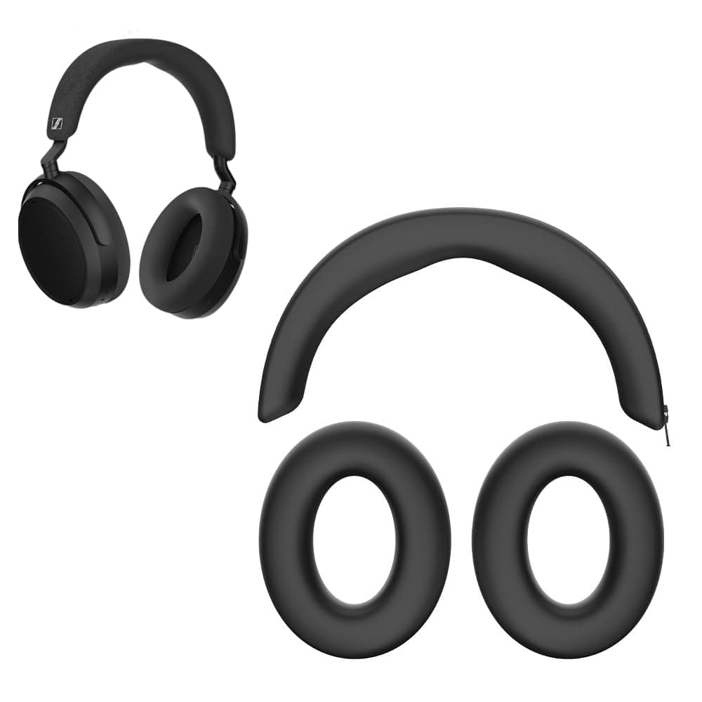 Agrifilm Soft Silicone Headband Cover Silicone Ear Pads Cover Protector Compatible with Sennheiser Momentum 4 Headphone