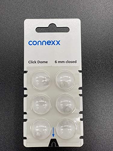 Connexx Accessories Siemens/Rexton Click Domes (6 domes) NEW Blister Pack (6mm Closed)