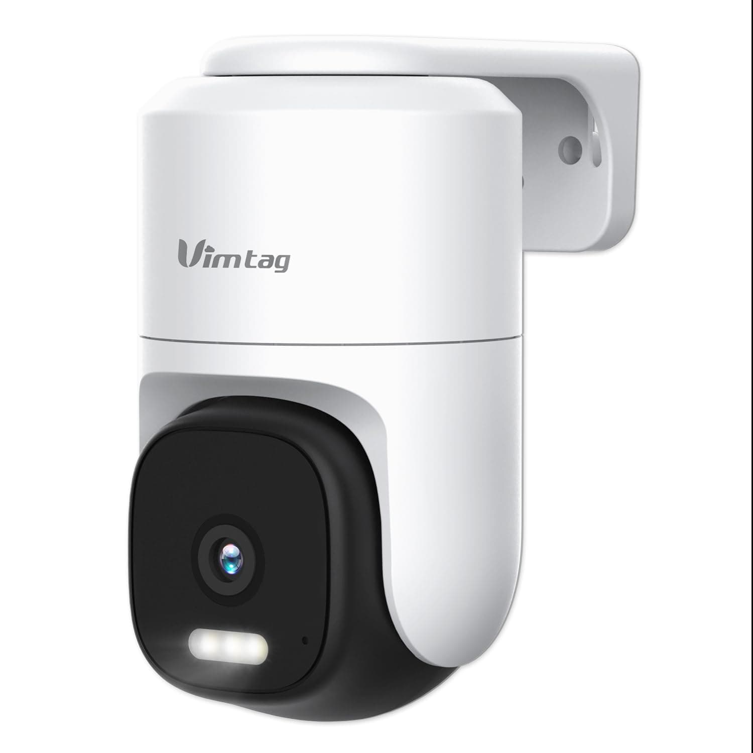VIMTAG POE Security Camera Outdoor 2.5K/4MP only for POE LAN Switch or NVR with Pan/Tilt/Spotlight/Night Vision/2-Way Audio/Phone App/IP/Sound/Motion/Human Detection for Home Security