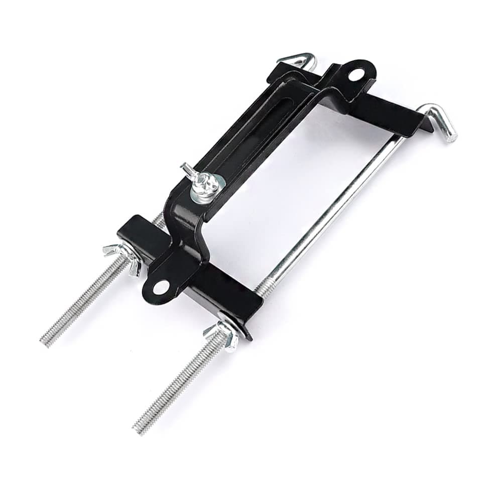 AokdomAdjustable Car Battery Hold Down Bracket,Car Battery Holder Tools,Stainless J Bolt Kit,Professional Auto Tools Accessories for Car Truck SUV (10inch/23cm bolts)