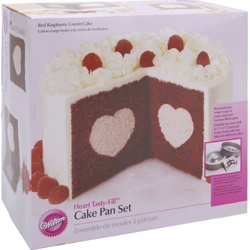 Tasty-Fill Cake Pan Set-Heart 8.5''X2.75 Tasty-Fill Cake Pan Set-Heart 8.5''X2.75