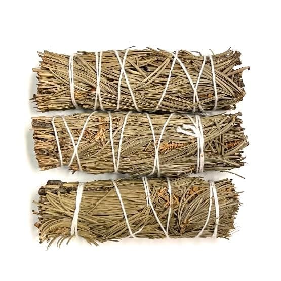 Pine Smudge Stick 4 Inches; Pack of 3